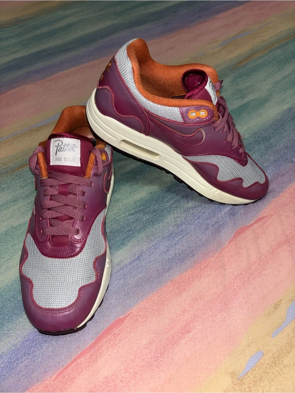 Nike Air Max 1 x Patta Rush Maroon sneakers men’s 7.5 / women’s 9